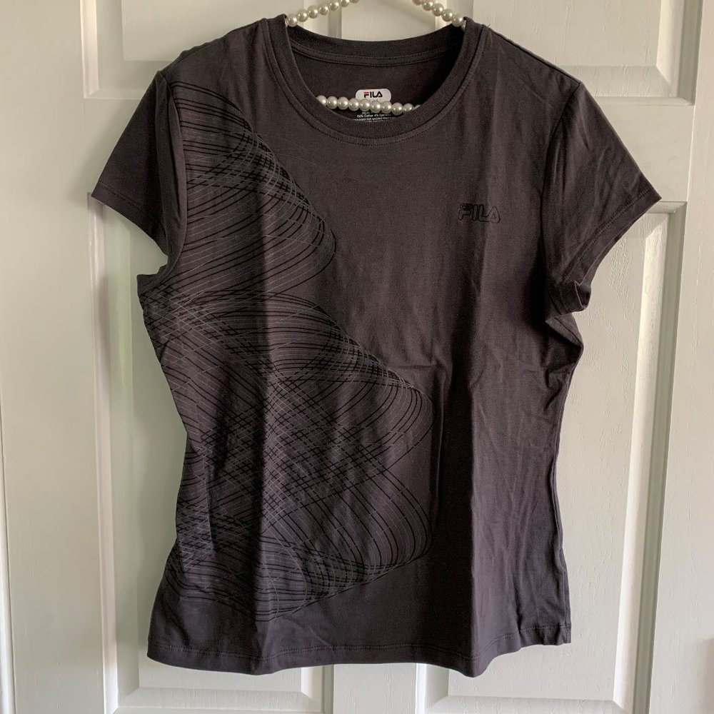 Fila Sport Ladies Crew Neck Athletic Tee Size L